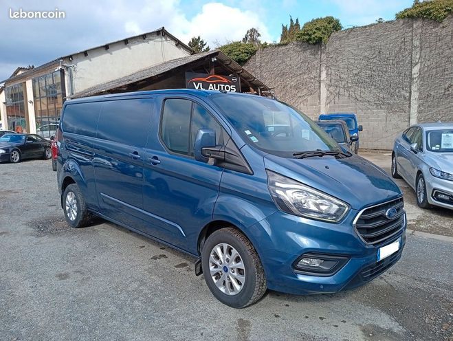 Cliquer pour voir la photo suivante Ford Transit Custom Boite Automatique 170 cv Année 20 Bleu de 2018