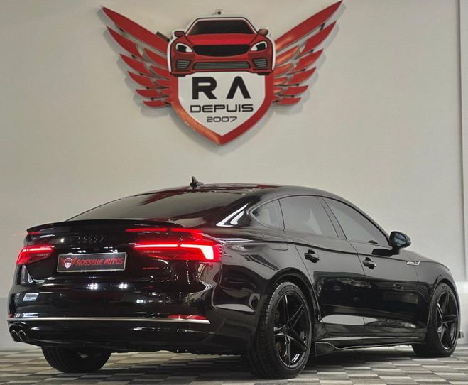 Audi A5 2.0 TDI 190ch S line S tronic 7 Noir Mtallis de 2017