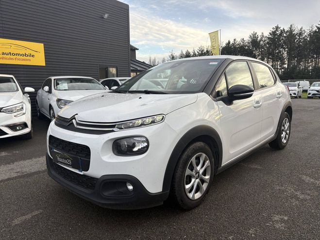 Citroen C3 BlueHDi 100ch Feel S&S E6.d-TEMP BVM BLANC de 2019
