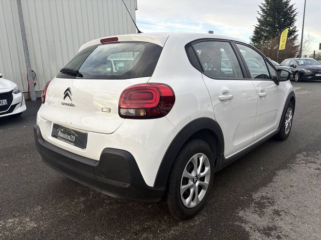 Citroen C3 BlueHDi 100ch Feel S&S E6.d-TEMP BVM BLANC de 2019