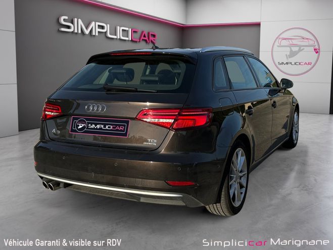Audi A3 Sportback 2.0 TDI 184 S tronic 6 Quattro Noir de 2017