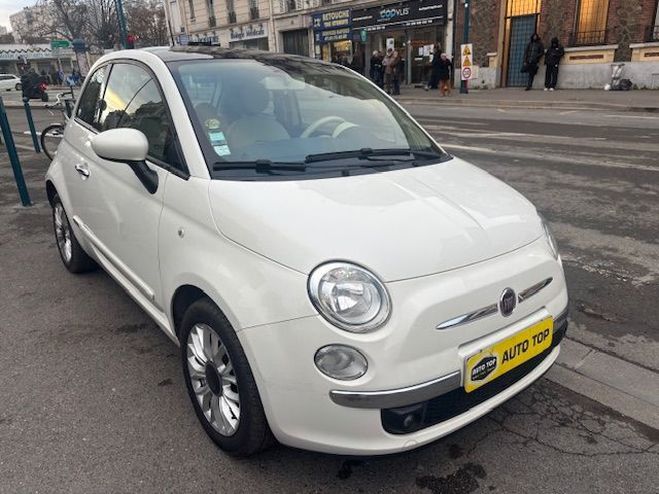 Fiat 500 1.2 8V 69CH LOUNGE BLANC de 2015
