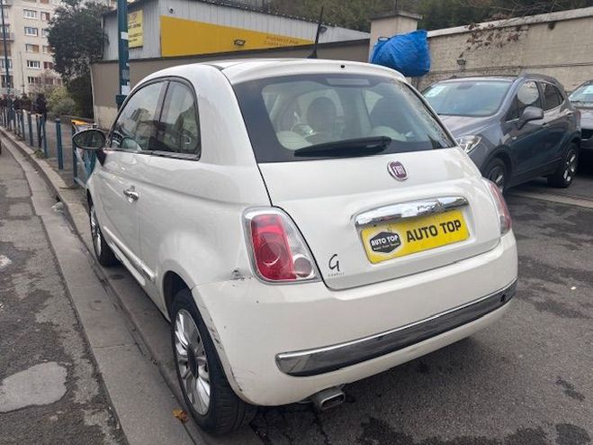 Fiat 500 1.2 8V 69CH LOUNGE BLANC de 2015