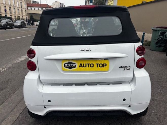 Smart Fortwo Cabriolet ELECTRIQUE SOFTOUCH BLANC de 2015