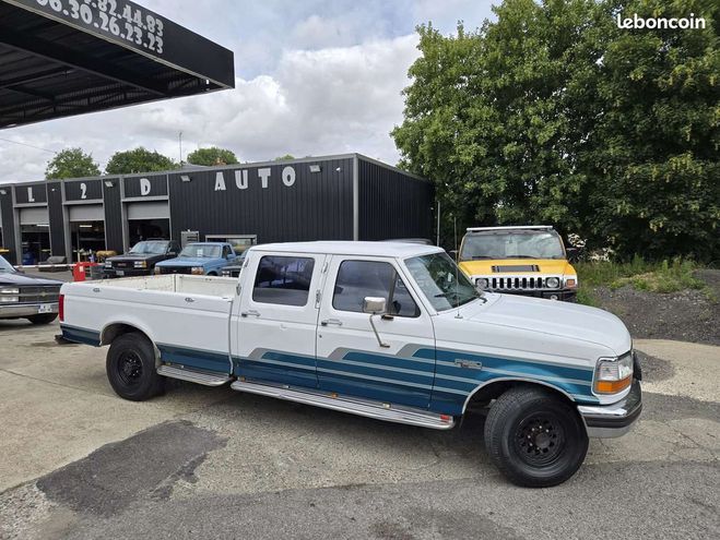 Ford F350 F 7.5 V8 460ci Crew Cab 4 portes XLT Blanc de 1993
