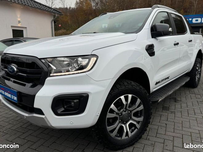 Cliquer pour voir la photo suivante Ford Ranger DOUBLE CABINE 439/mois 2.0 TDCI 213ch Wi Blanc de 2021