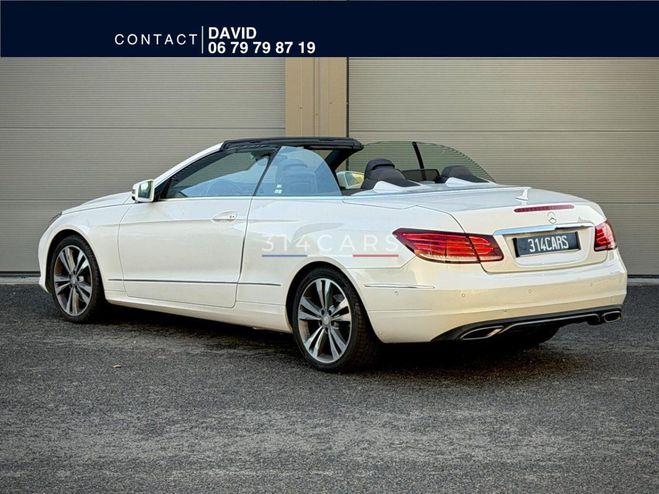 Mercedes Classe E Cabriolet E220 CDI 170 cv - BVA 7G-Troni BLANC de 2014