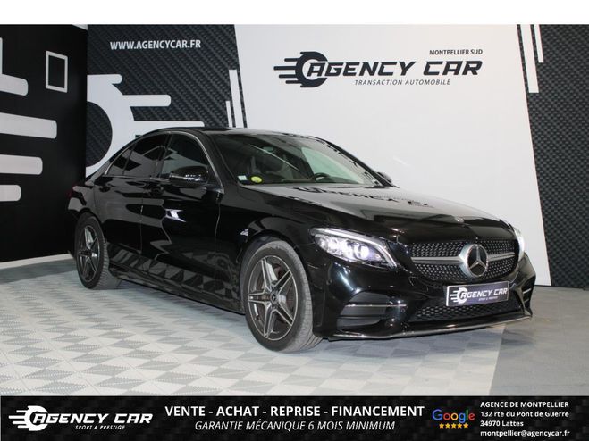 Cliquer pour voir la photo suivante Mercedes Classe C 180 d BERLINE - 205 AMG Line - Suivi Mer NOIR de 2019