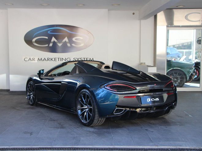 Mclaren 570 S SPIDER V8 3.8 ch cabriolet bleu de 2018