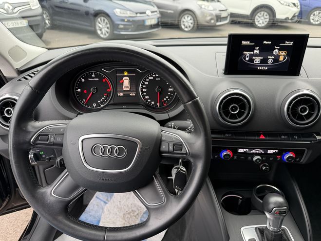 Audi A3 1.6 TDI 105CH FAP AMBIENTE S TRONIC 7 NOIR de 2014