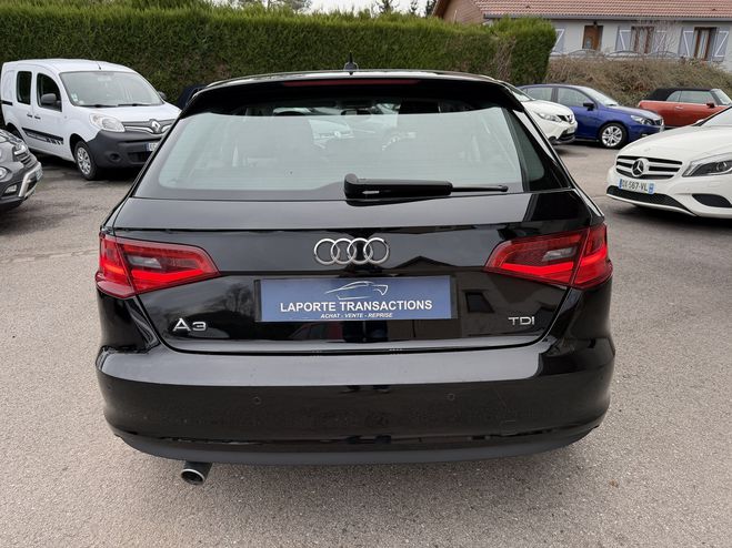 Audi A3 1.6 TDI 105CH FAP AMBIENTE S TRONIC 7 NOIR de 2014