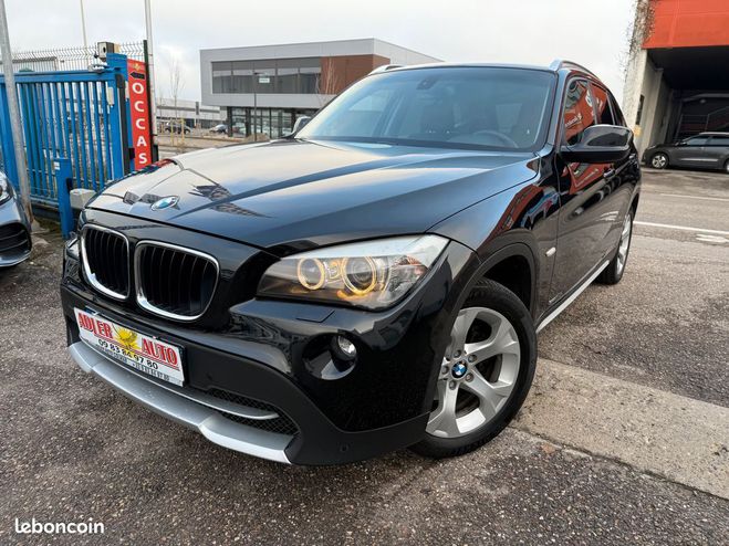 BMW X1 sDrive20d 177ch Sport Design Boite rappo Noir de 2012