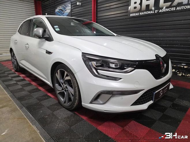 Renault Megane 1.6 TCE 205 GT 4CONTROL EDC BVA Blanc de 2018