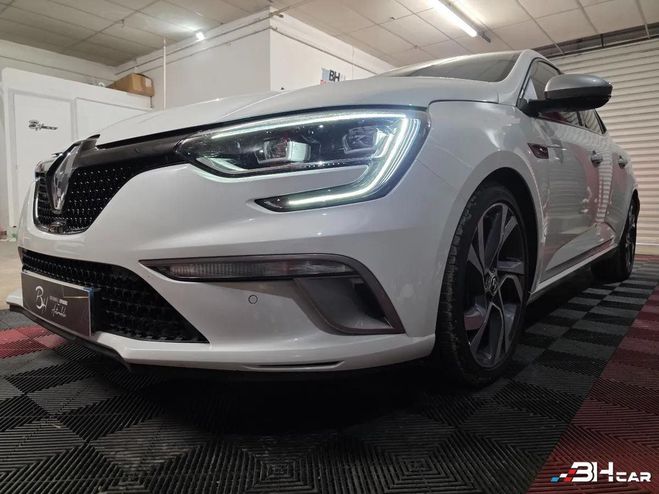 Renault Megane 1.6 TCE 205 GT 4CONTROL EDC BVA Blanc de 2018