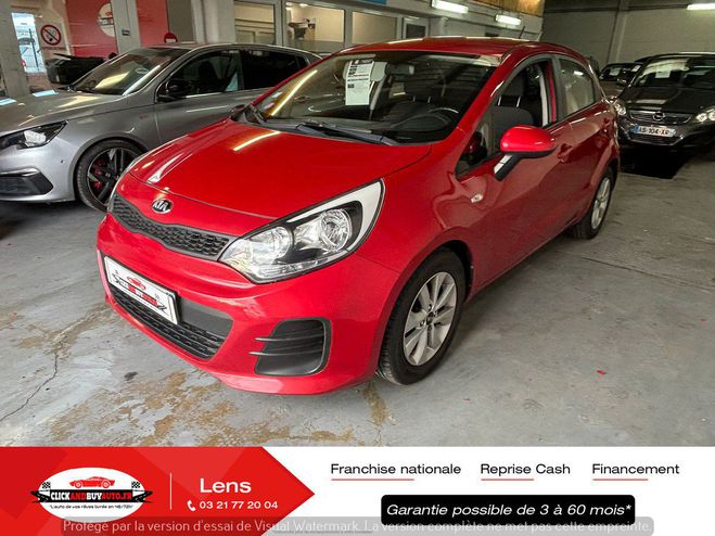 Kia Rio 1.2 84 CV FINITION ORIGINE / CLIM / REGU Rouge Verni de 2016