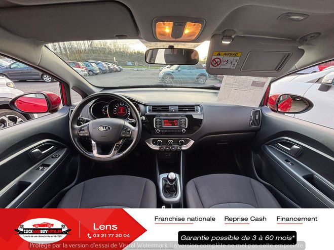 Kia Rio 1.2 84 CV FINITION ORIGINE / CLIM / REGU Rouge Verni de 2016