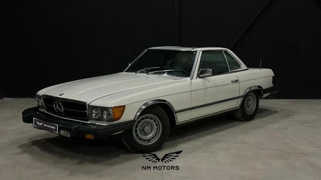 Cliquer pour voir la photo suivante Mercedes Classe SL Classe 450 V8 4.5 - FFVE En France Blanc de 1980