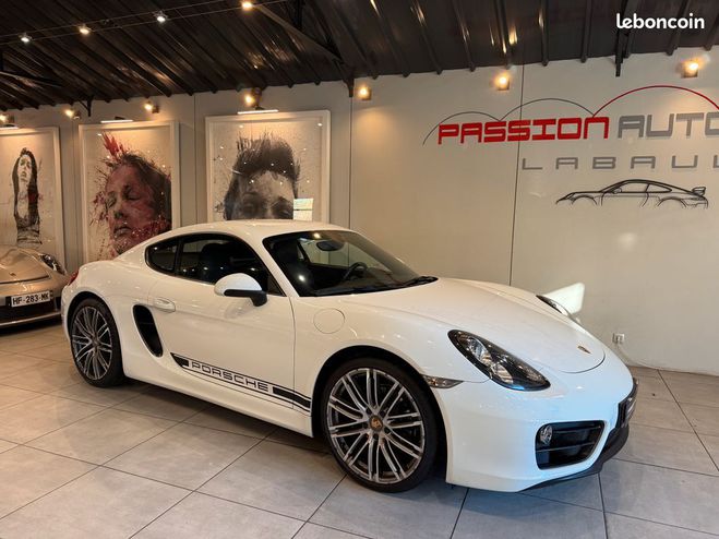 Porsche Cayman 981 2.7-275ch-PDK7 , 11-2013-49150km, or Blanc de 2013