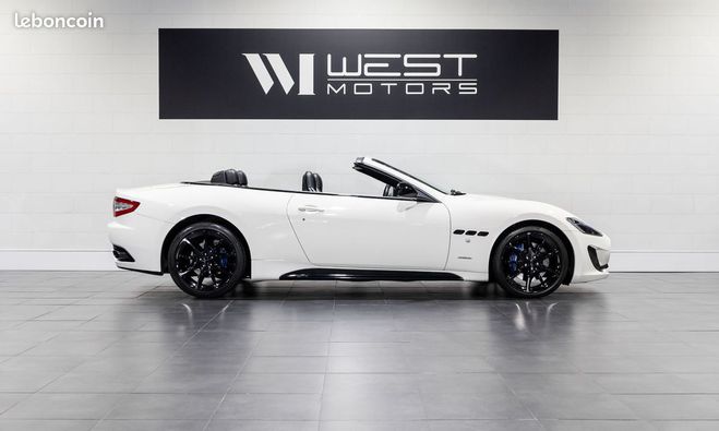 Maserati Grancabrio Sport 4.7 V8 460 BVA ? Immat France JA 2 Blanc de 2016