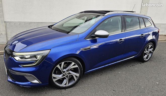 Renault Megane IV 1.6 DCi 165 EDC GT SPORT BVA ESTATE T Bleu de 2017