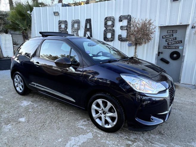 Citroen DS 3 DS3 Cabrio 1.2i PureTech 12V S&S - 110 BLEU FONCE de 2016