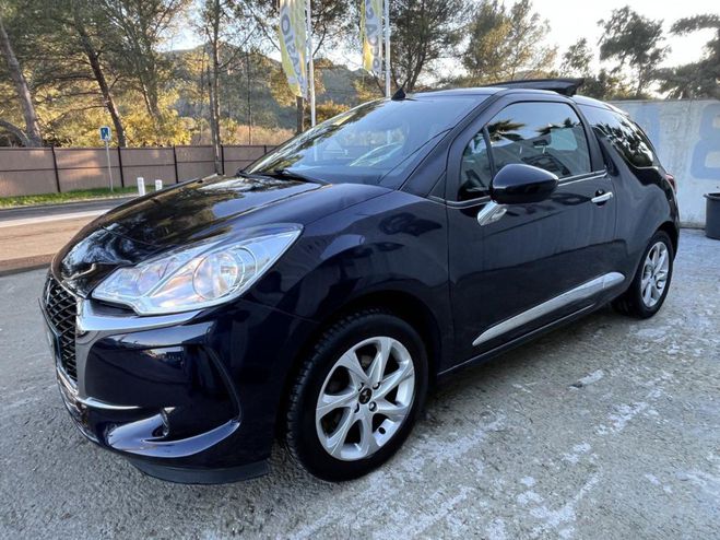 Citroen DS 3 DS3 Cabrio 1.2i PureTech 12V S&S - 110 BLEU FONCE de 2016