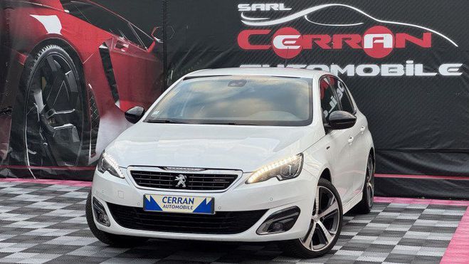 Cliquer pour voir la photo suivante Peugeot 308 1.2 PURETECH 130CH GT LINE S&S 5P Blanc de 2016