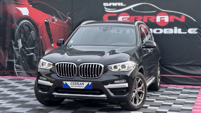 BMW X3 (G01) XDRIVE20DA 190CH XLINE Noir de 2018
