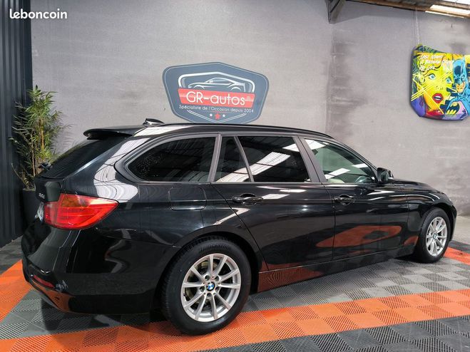 BMW Serie 3 Touring 318D lounge 143cv R�vis�e et gar Noir de 2014