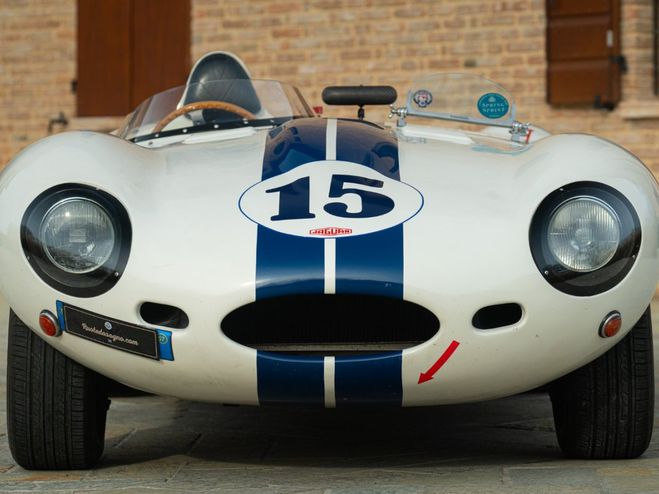 Jaguar D-Type 1977 Replica BIANCO STRISCE BLU de 1977