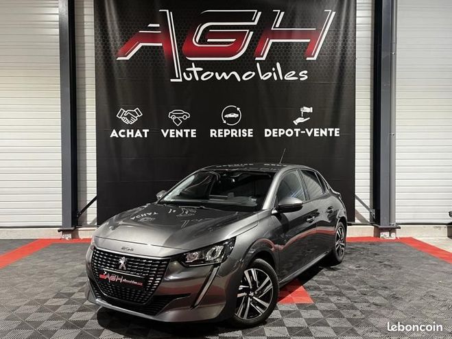 Cliquer pour voir la photo suivante Peugeot 208 1.5 BlueHDi 100ch S&S Allure Gris de 2020