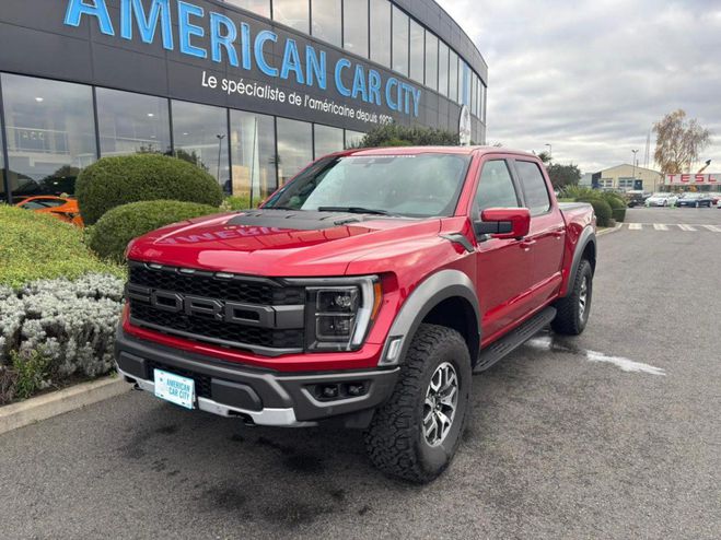 Ford F150 RAPTOR Supercrew 4x4 rouge bordeaux de 2021