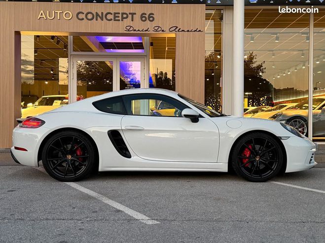 Porsche 718 CAYMAN S 2.5 350ch PDK Blanc de 2016