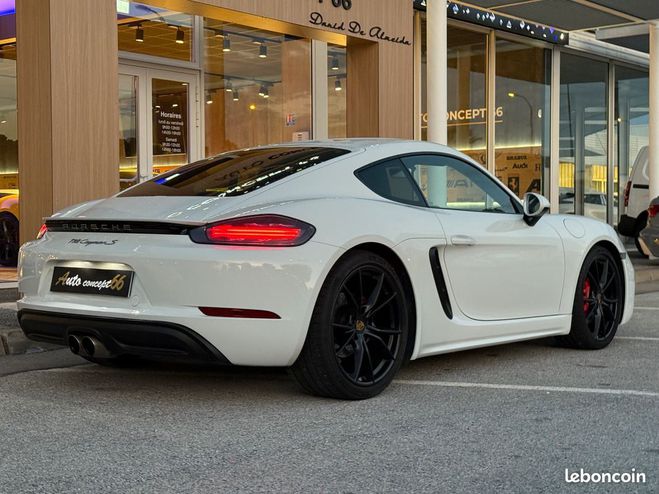 Porsche 718 CAYMAN S 2.5 350ch PDK Blanc de 2016