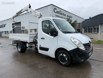  Voir d&eacute;tails -Renault Master 21990 ht 2.3 dci 130ch plateau grue &agrave;   La Boisse (01)