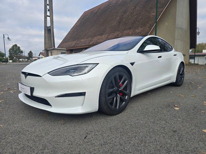 Tesla Model S Plaid 1020 CV EAP TVA apparente Blanc de 2023