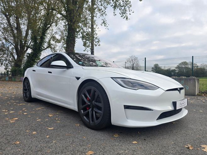 Tesla Model S Plaid 1020 CV EAP TVA apparente Blanc de 2023