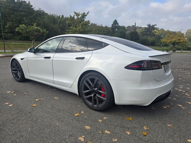 Tesla Model S Plaid 1020 CV EAP TVA apparente Blanc de 2023