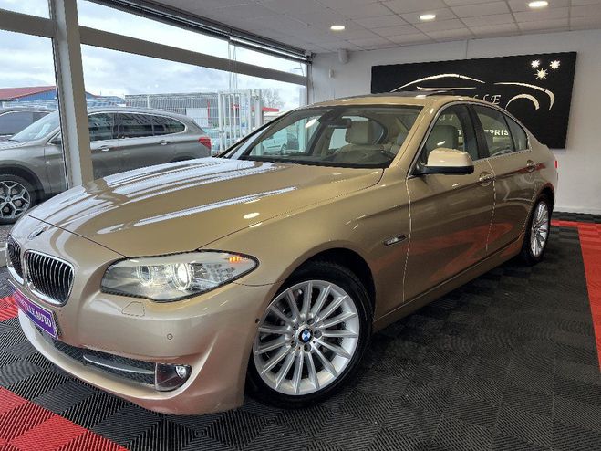 BMW Serie 5 F10 530d 245ch Luxe A Marron de 2010