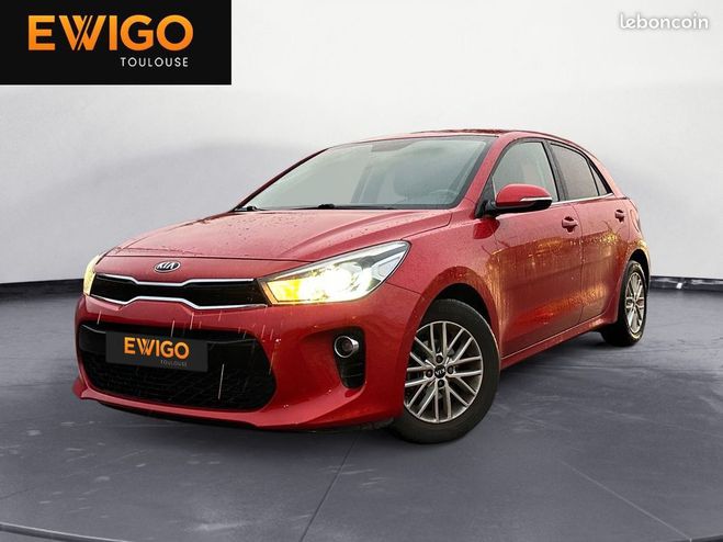 Kia Rio 1.2 85ch design Rouge de 2019