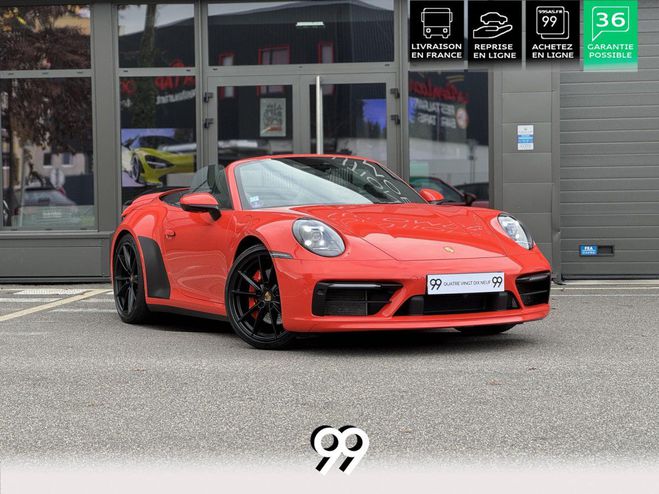 Cliquer pour voir la photo suivante Porsche 911 Cabriolet 3.0i - 450 - BV PDK TYPE 992 C ORANGE FUSION de 2020