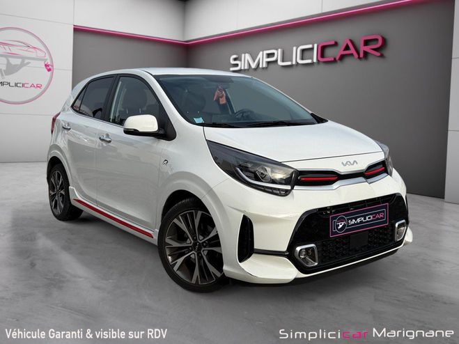 Cliquer pour voir la photo suivante Kia Picanto 1.0 T-GDi 100ch BVM5 GT Line Premium app Blanc de 2023