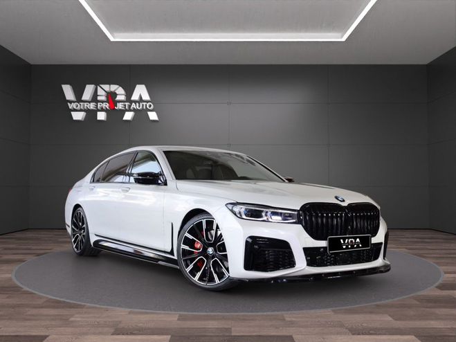 BMW Serie 7 750Li 4.4L 449ch ? M Sport Si�ges Massan Blanc de 2019