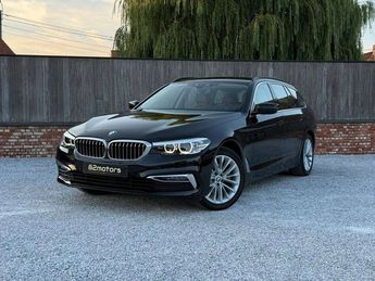  Voir d&eacute;tails -BMW Serie 5 520 d-led-camera-luxuryline-leder-hud-cr &agrave; Meulebeke (87)