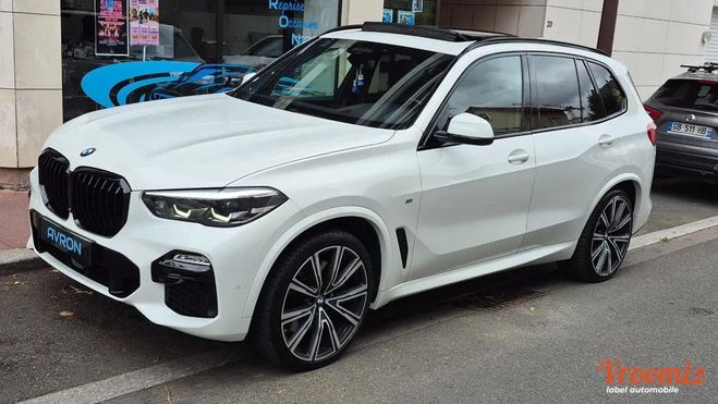 BMW X5 3.0 D 265 M-SPORT XDRIVE BVA Blanc de 2019