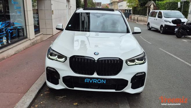 BMW X5 3.0 D 265 M-SPORT XDRIVE BVA Blanc de 2019