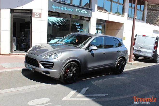 Porsche Cayenne 4.8 TURBO 500 Tiptronic Gris de 2012