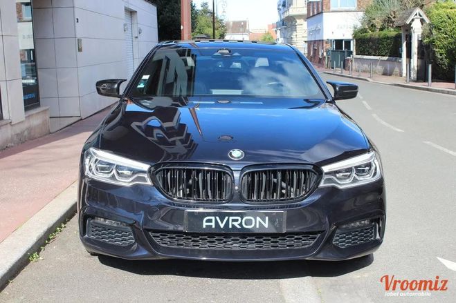 BMW Serie 5 (G30) 520DA 190 XDRIVE M SPORT Noir de 2018