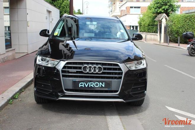 Audi Q3 (2) 2.0 TDI 184 QUATTRO AMBITION LUXE S  Noir de 2016