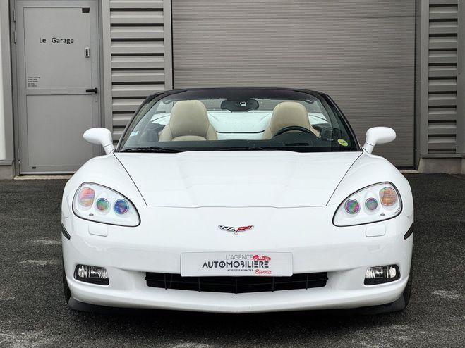 Chevrolet Corvette C6 CABRIOLET 6.2 LS3 437 BVA Blanc de 2008